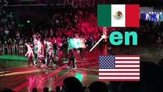 Representan México en Estados Unidos bailando la chona [upl. by Anaeerb890]