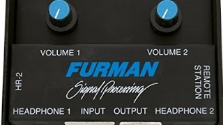 Furman HR2 Review  New Studio Equipment [upl. by Thorlay]