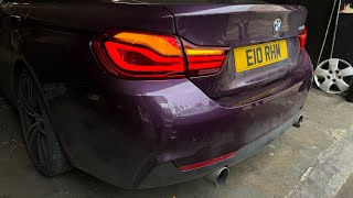 BMW F36 boot lid trim removal  rear LCI light prep csretrofits bmw f36 diy [upl. by Barrington731]