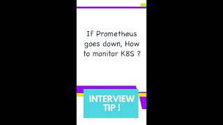 If prometheus goes down How to monitor Kubernetes [upl. by Modnar]