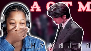 Stray Kids HYUNJIN Artist Of The Month  Reaction [upl. by Nonnac]