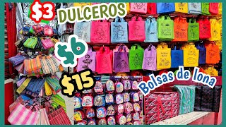 Desde 3 pesos 😱 DULCEROS PARA NIÑOS 🤑 Bolsas de lona  Mochilas  Lapiceras  FABRICANTES en CDMX [upl. by Xed]