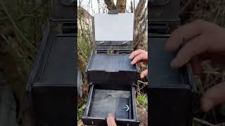 A handmade micro plein air studio – a mini pochade box for 4×6 panel size Artist equipment [upl. by Ireland865]