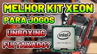 PLACA MÃE MACHINIST E5RS9  PROCESSADOR XEON E5 2667 V4 UNBOXING DO MELHOR KIT XEON PARA JOGOS [upl. by Gayleen]