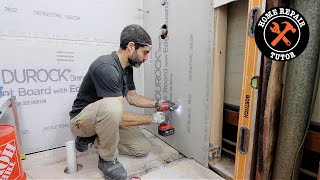 Cement Board Installation for Beginners [upl. by Bidget]