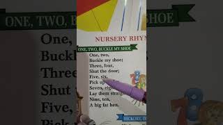 Nursery rhymes  ONE TWO BUCKLE MY SHOE RHYMES IN ENGLISH [upl. by Notyal238]