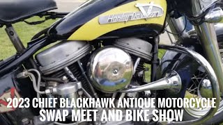 2023 Davenport Iowa Chief Blackhawk Antique Motorcycle Swap Meet [upl. by Leiru]