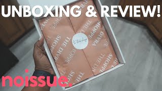 NOISSUE REVIEW  NEW Custom Tissue Unboxing Package New Order With Tissue Paper Honest Review [upl. by Nitniuq89]