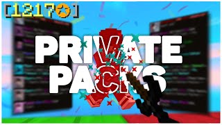 The BEST Packs For BEDWARS Private Packs  Block Hit Overlay [upl. by Bruner426]