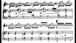 Novacek  Perpetuum mobile for Viola piano accompaniment [upl. by Ahsenid]