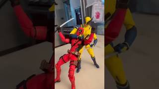 Deadpool and Action Figures actionfigures marvel short deadpool toys spiderman [upl. by Ydasahc]