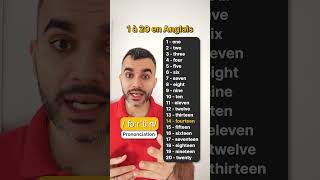 1 à 20 en Anglais  Prononciation [upl. by Atahs]