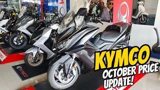 Kymco Motorcycle October Price Update Cash Down Installment Langga Gail [upl. by Hsiri]