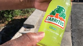 Jackman taste test the Mexican Drink of TacosLime Jarritos Soda for the first time [upl. by Harbird]