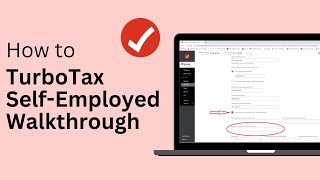 TurboTax Self Employed Walkthrough [upl. by Niamjneb]