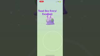 Dex Entry Toxel in Pokemon go Hatch those 10ks [upl. by Irtak]