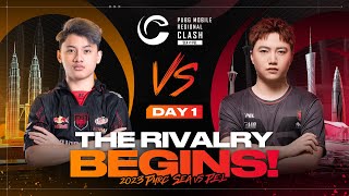 EN 2023 PMRC SEA vs PEL Day 1  PUBG MOBILE Regional Clash  The Battle Begins [upl. by Ecnedac]