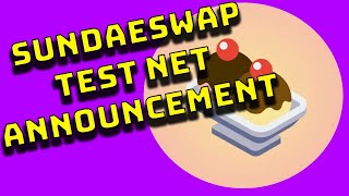 SundaeSwap Testnet announcement  SundaeSwap Live test  Sundae Swap [upl. by Ezra]