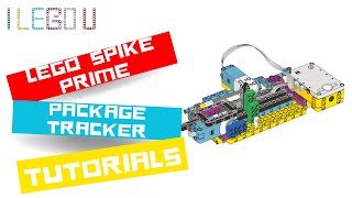 LEGO SPIKE PRIME PACKAGE TRACKER Building Instructions  SPIKE PRIME PACKAGE TRACKER TUTORIALS [upl. by Dorcy]