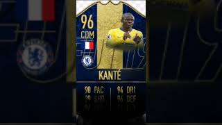 Kante toty card from fifa 18 to fifa 22 [upl. by Marys]