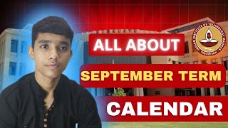 IIT Madras Bs Data Science September Term Calendar  IIT Madras Bs Data Science  letslearn1110 [upl. by Igig]