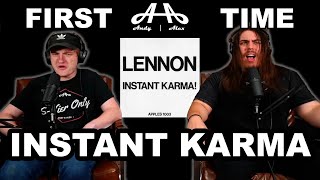 Instant Karma  John Lennon  College Students FIRST TIME REACTION [upl. by Nepsa]