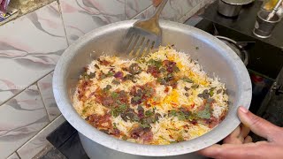 Homemade Chicken Biryani  Street Food [upl. by Kare]