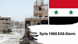 EAS Alarm YouTube  Syria 1988 EAS Alarm War Zone [upl. by Rosinski]