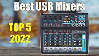 USB Mixers  Top 5 Best USB Mixers 2022 [upl. by Akimrehs]