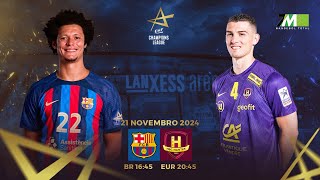 EHF CHAMPIONS LEAGUE  BARCELONA vs NANTES 1645 2111 [upl. by Okire]