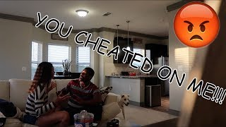 CHEATING ON HUSBAND PRANK  GETS EMOTIONAL [upl. by Akieluz]