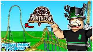 I Built PANTHEON in Theme Park Tycoon 2 Roblox [upl. by Ecirtnuahs]