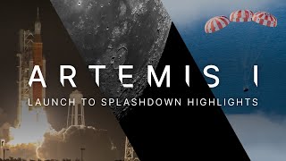 NASA’s Artemis I Moon Mission Launch to Splashdown Highlights [upl. by Tikna]