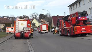 🚨🚒 Friteusenbrand in Mehrfamilienhaus sorgt für Feuerwehreinsatz in Laufenburg 11012021 [upl. by Nahsab185]