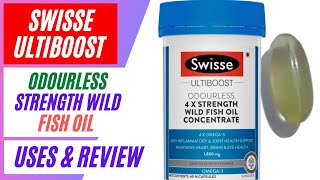 Odourless 4x strength wild fish oil concentrate 1800mg Swisse Australian brand [upl. by Funk]