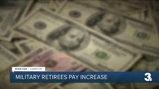 Military retirees to see largest pay increase in 40 years [upl. by Aninep321]