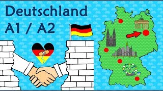 Deutsch A1  A2 Deutschland  Geographie amp Kultur  Learn German Geography amp Culture in Germany [upl. by Acinnad]