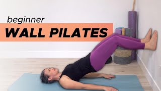 Beginner Wall Pilates  20 min athome Workout [upl. by Zita]