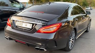 CLS 63 S AMG Casablanca Morocco Insane 300 kmh sur autoroute Cold Start ‏شاهد أحلى صوت مرسيدس [upl. by Blythe]