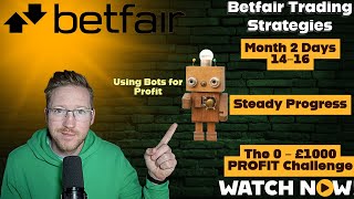 Betfair Trading  0  £1000 Challenge  Month 2 day 1416 [upl. by Notyard]