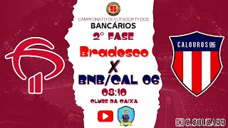 Campeonato de Futsociety dos Bancários 2024 Bradesco x BNBCalouros 06  2° Fase [upl. by Ellemac]