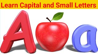 Capital and Small Letters  capital Small Alphabets  ABCLetters  Upper and lower class letters [upl. by Dlorad]