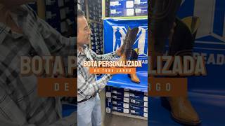 Bota de tubo largo personalizado botas zapatos calzado vaquero vaqueros [upl. by Vudimir]