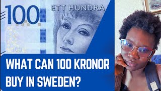 How expensive is Stockholm What can 100 Kronor 964 buy sweden stockholm money nigerian [upl. by Anuahsal828]