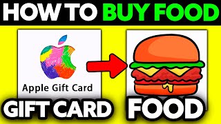 How To Buy Food with Apple Gift Card 2024 [upl. by Rouvin]