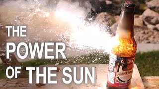 Burning Stuff With 2000ºF Solar Power [upl. by Ylrevaw]