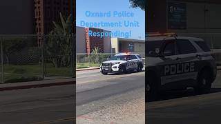 Oxnard Police Department Unit Responding to an unknown call shorts vcfd police [upl. by Ahtnicaj]