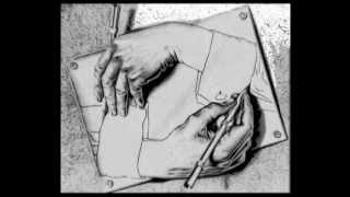 Drawing Hands  M C Escher Video Art [upl. by Loftus784]