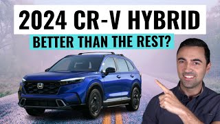 2024 Honda CRV Review  Is The New CRV Hybrid A Better SUV Than The Toyota RAV4 [upl. by Ahsienom]