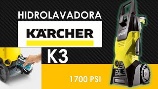 Hidrolavadora Karcher K3 1700 PSI  Review [upl. by Esiouqrut564]